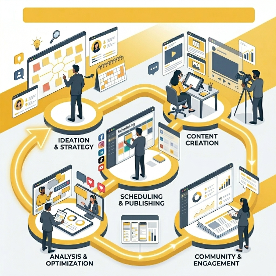 social media marketing process in dubai